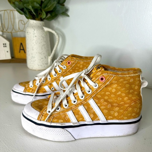 Adidas x Disney Bambi Nizza Sneakers Limited Edition Platform Mid Size 7.5 - Picture 1 of 10